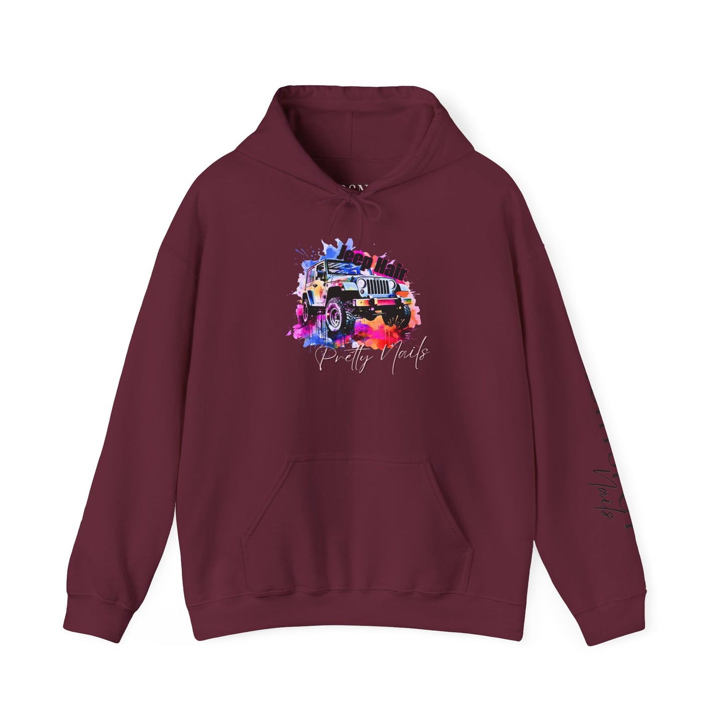 Vibrant Jeep Graphic Hoodie - Unisex Heavy Blend™ with Unique Design