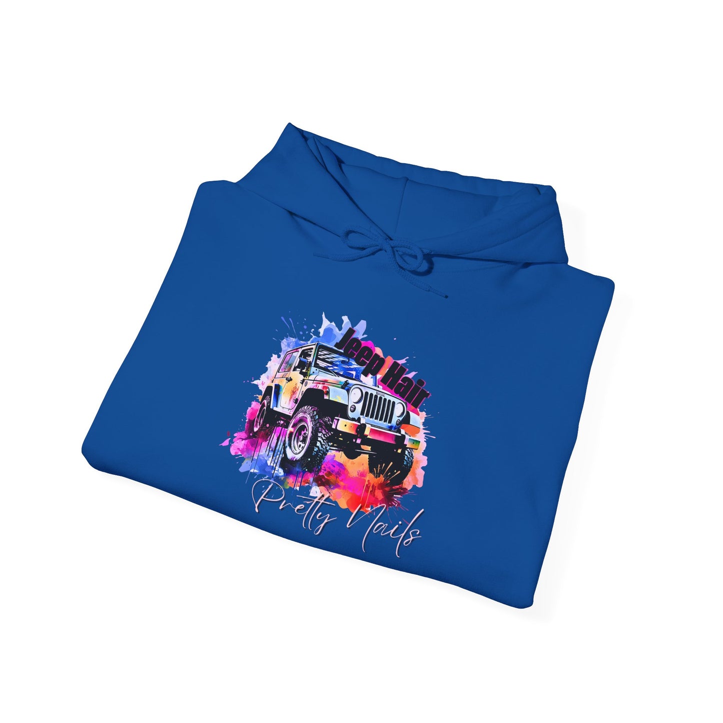 Vibrant Jeep Graphic Hoodie - Unisex Heavy Blend™ with Unique Design