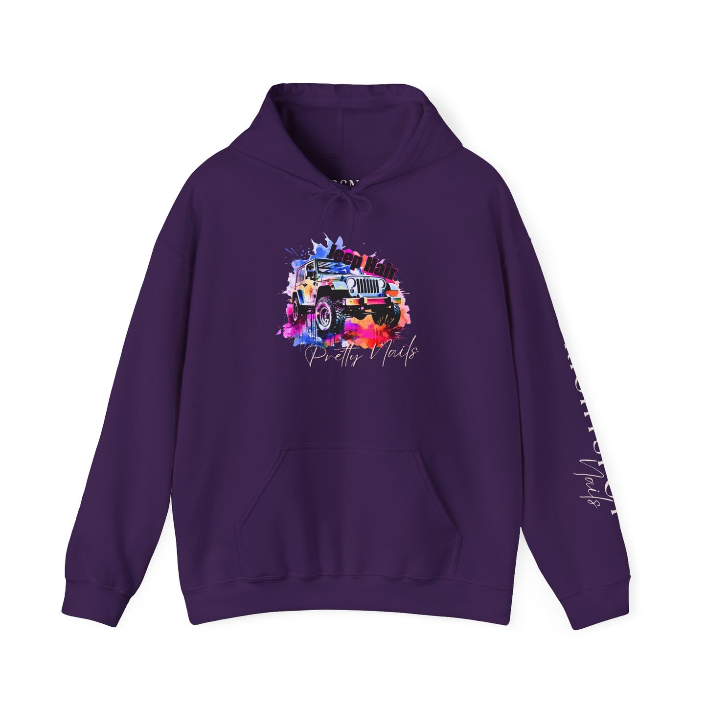 Vibrant Jeep Graphic Hoodie - Unisex Heavy Blend™ with Unique Design
