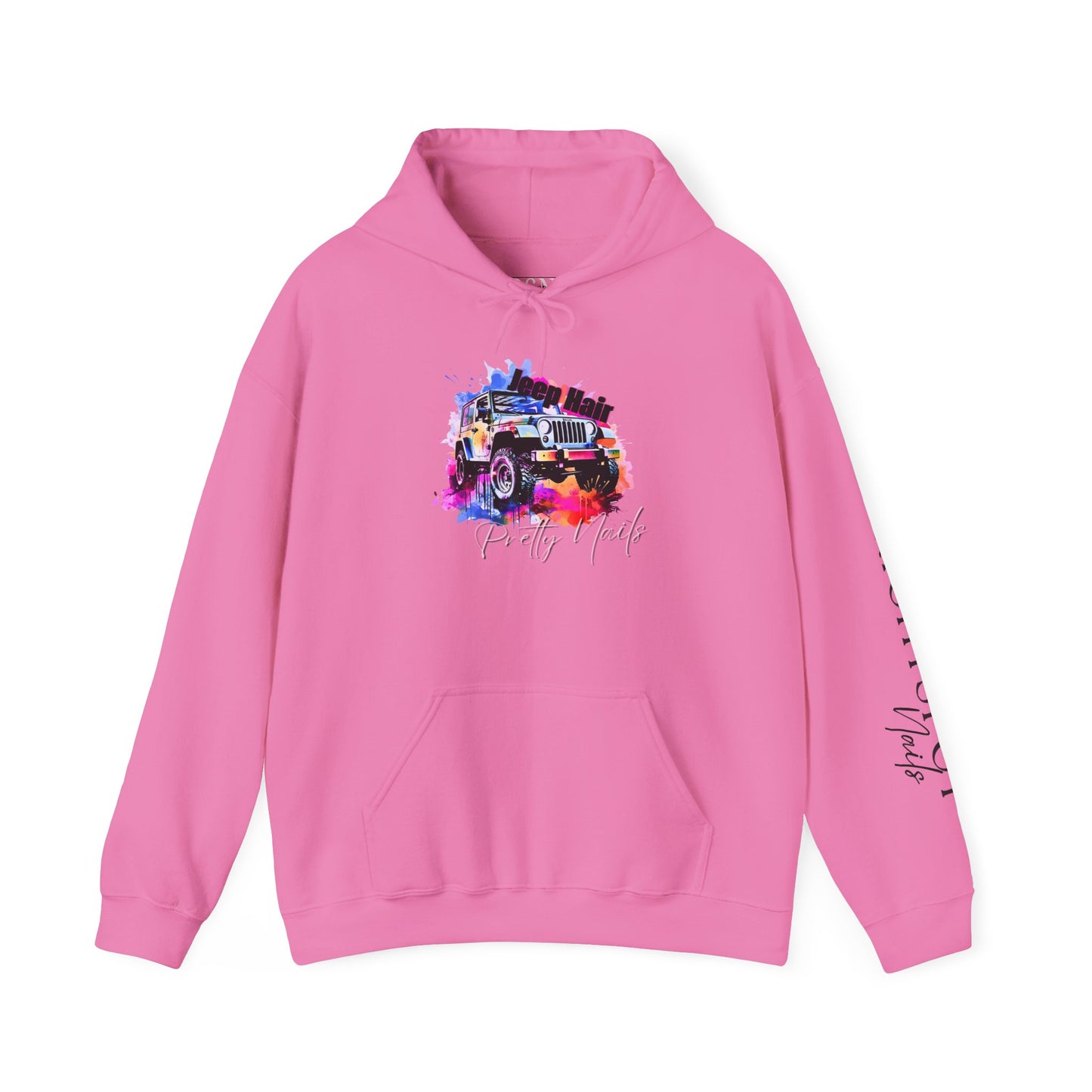 Vibrant Jeep Graphic Hoodie - Unisex Heavy Blend™ with Unique Design