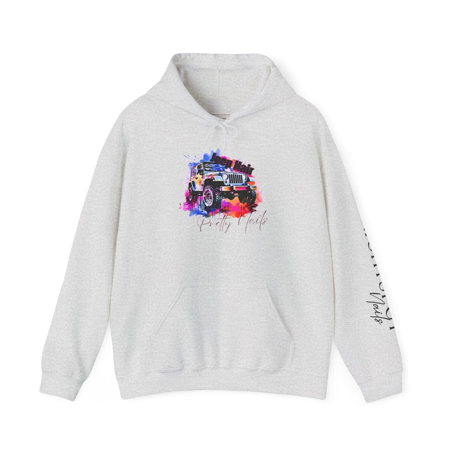 Vibrant Jeep Graphic Hoodie - Unisex Heavy Blend™ with Unique Design