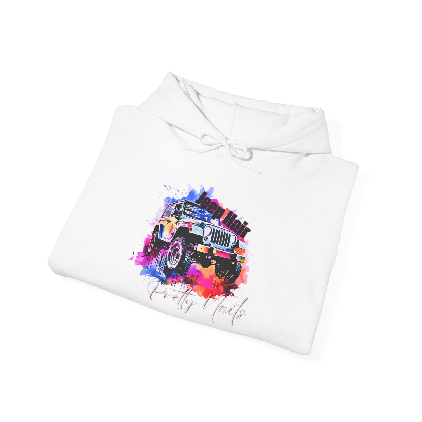Vibrant Jeep Graphic Hoodie - Unisex Heavy Blend™ with Unique Design