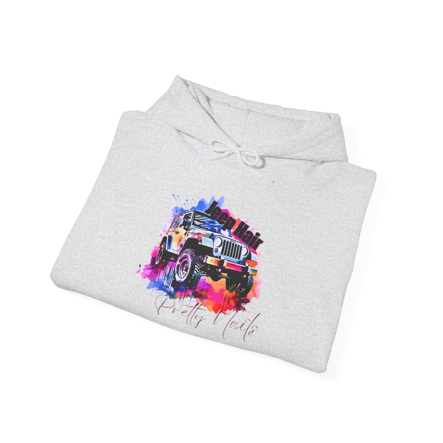 Vibrant Jeep Graphic Hoodie - Unisex Heavy Blend™ with Unique Design