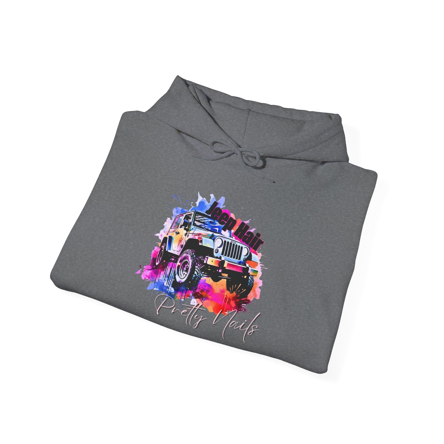 Vibrant Jeep Graphic Hoodie - Unisex Heavy Blend™ with Unique Design