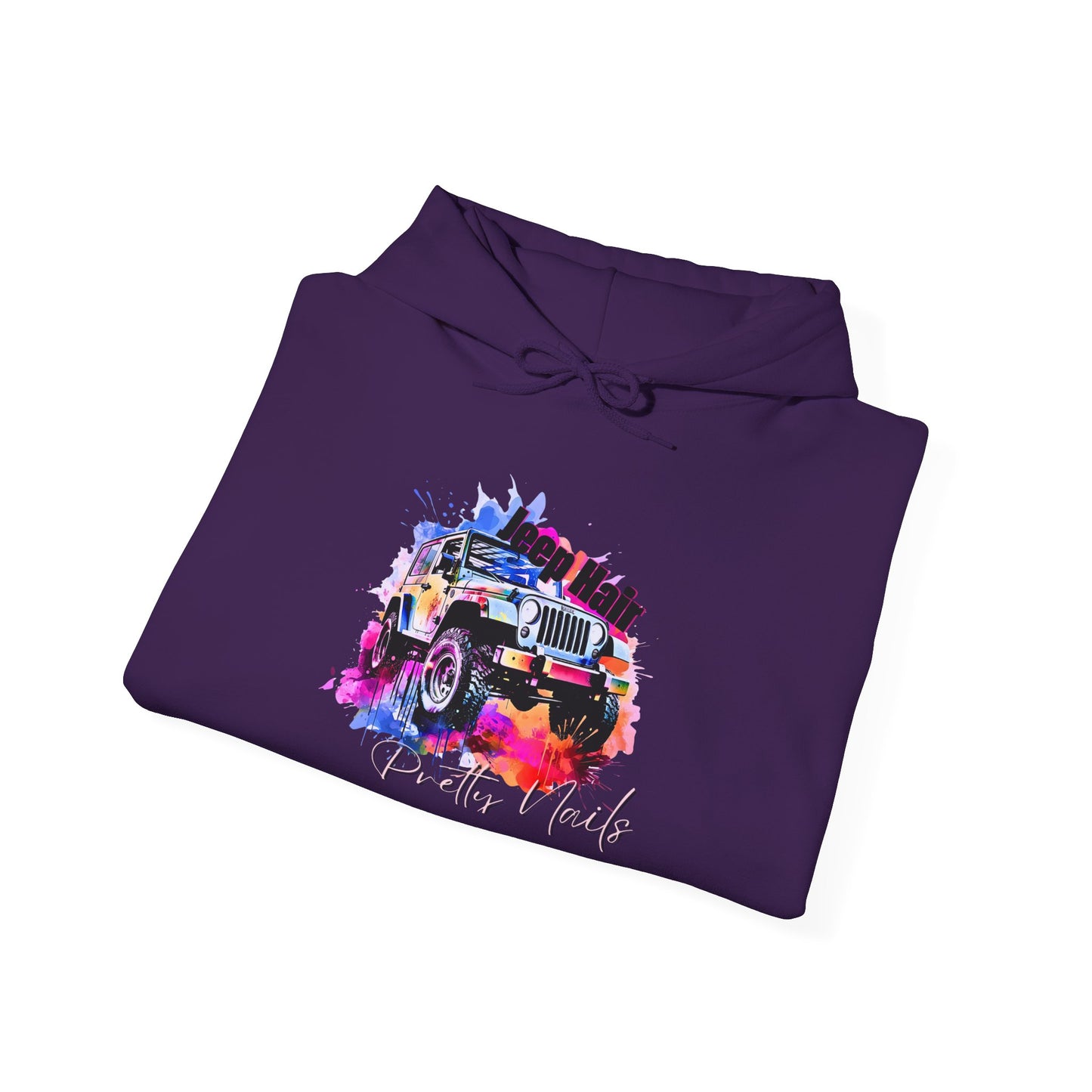Vibrant Jeep Graphic Hoodie - Unisex Heavy Blend™ with Unique Design