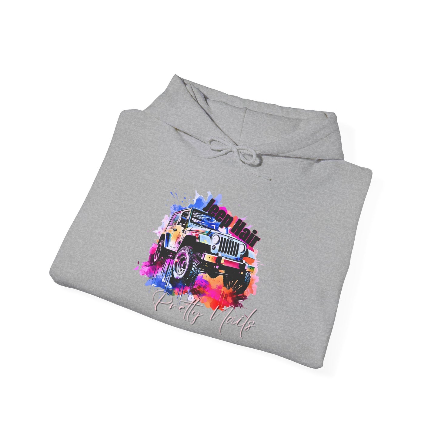 Vibrant Jeep Graphic Hoodie - Unisex Heavy Blend™ with Unique Design