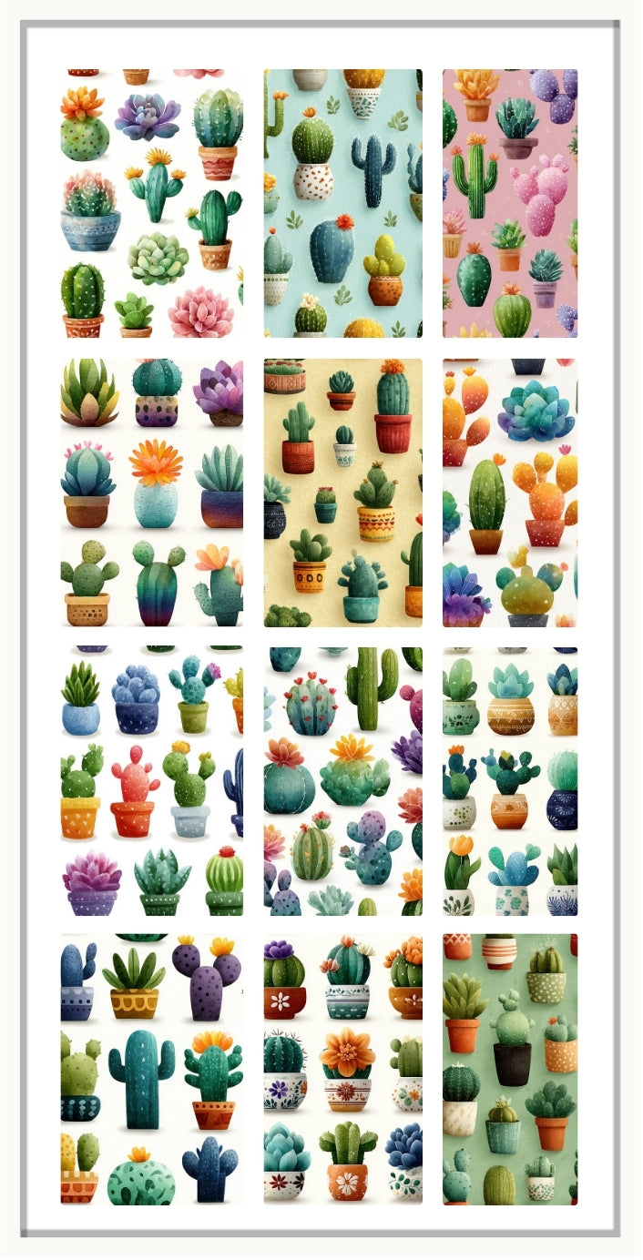 Waterslide Nail Decal | CACTUS COLLECTION