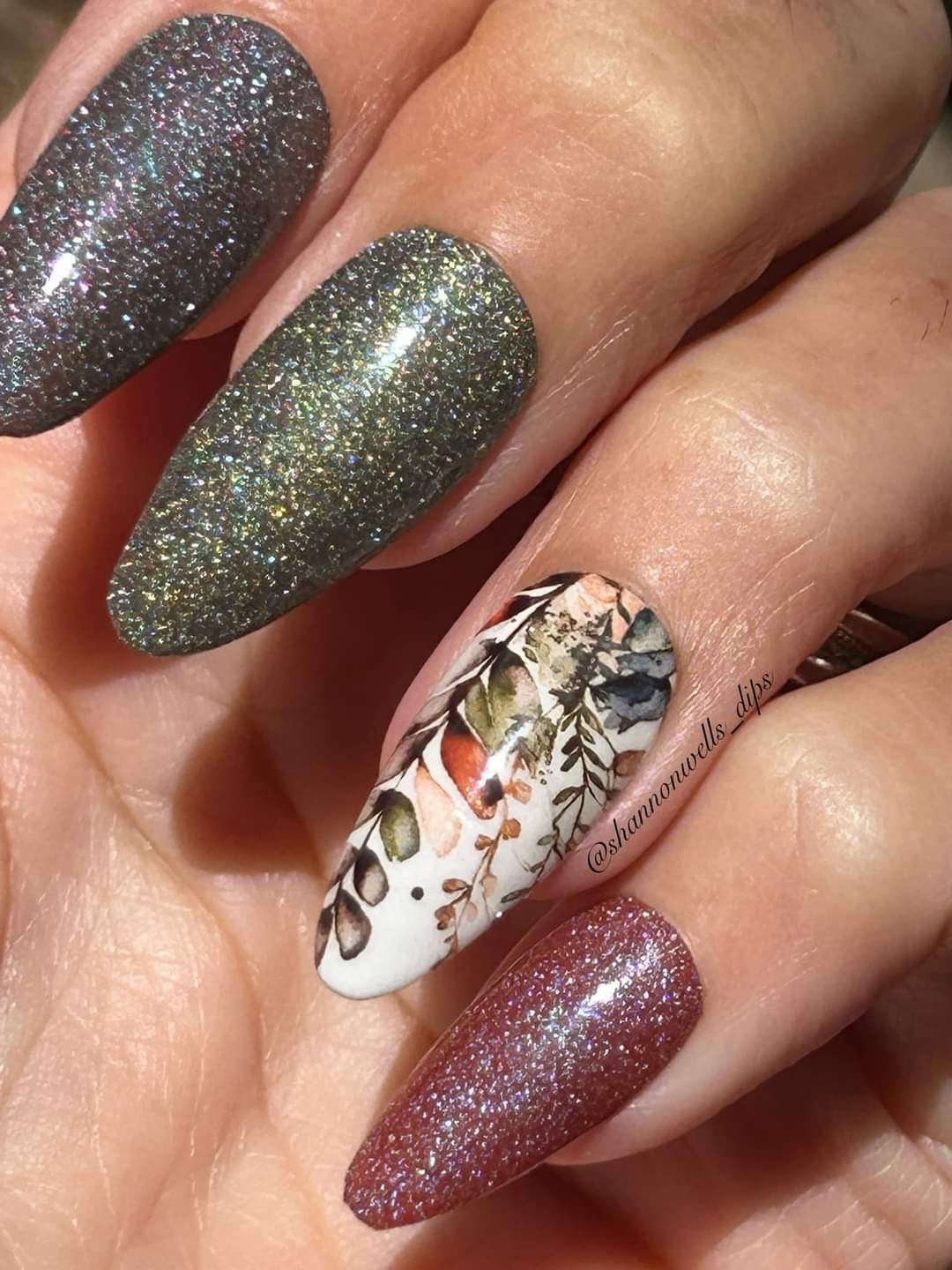 Waterslide Nail Decals | VINTAGE LEAVES