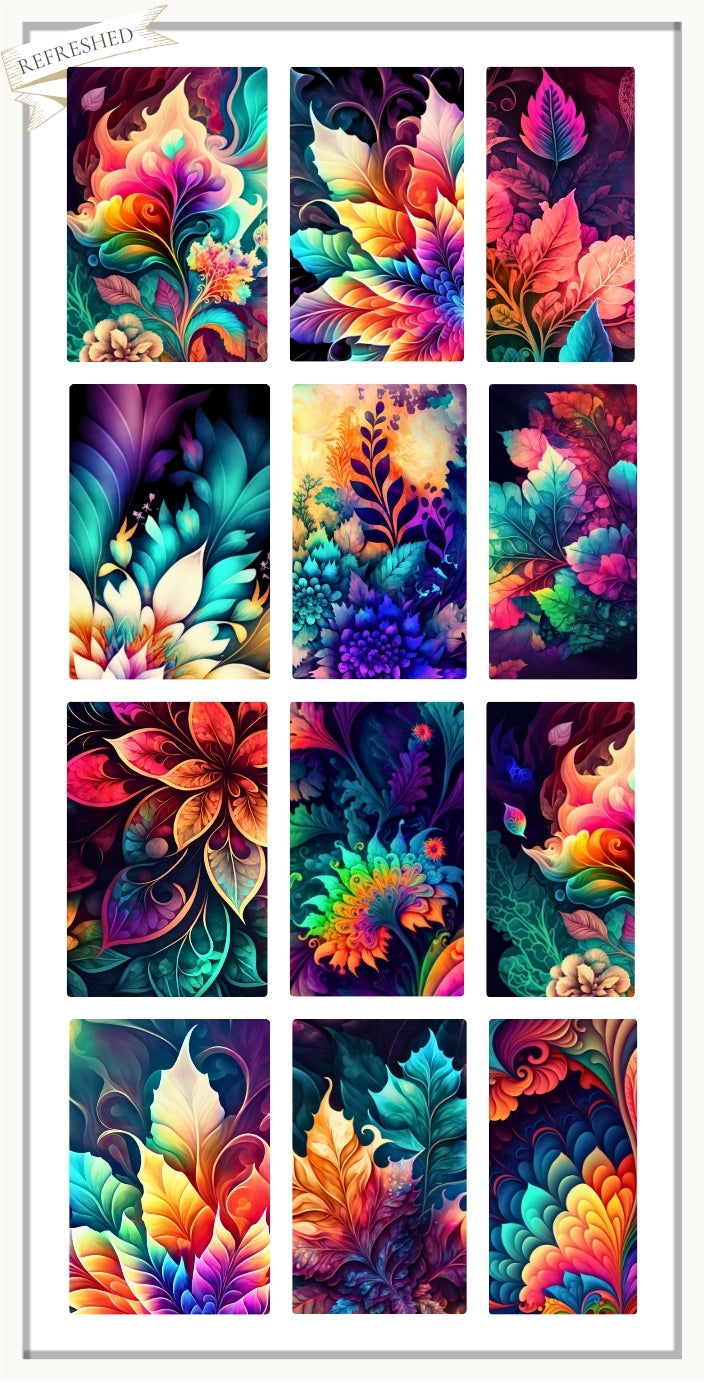 Neon Leaves