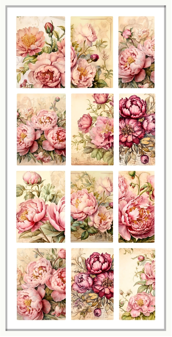 Waterslide Nail Decals | PEONY BLOOMS