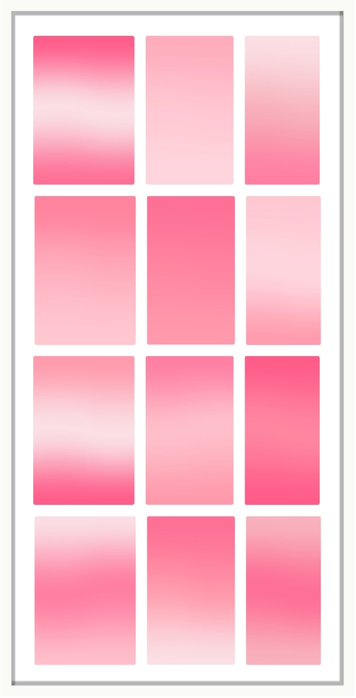 Waterslide Nail Decals | PINK GRADIENTS