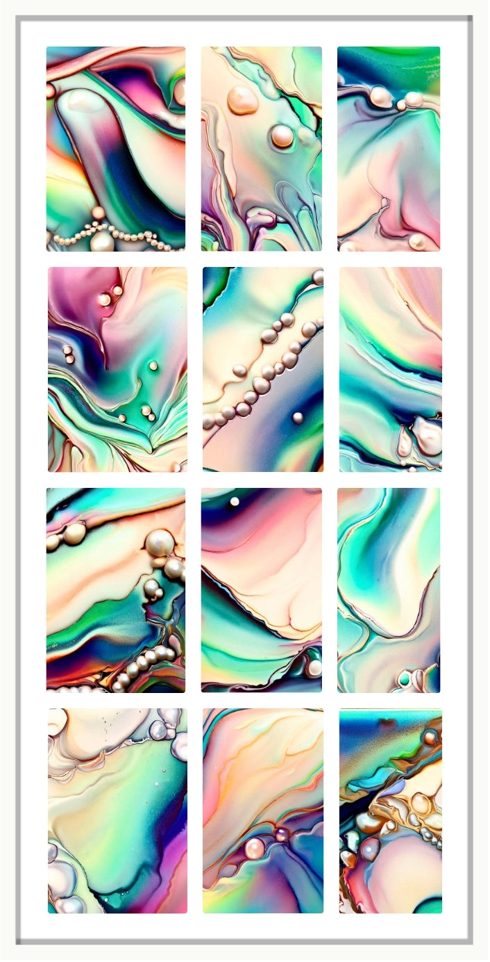 Waterslide Nail Decal | RAINBOW MEERSCHAUM