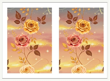 Waterslide Nail Decal | SUNSET ROSE