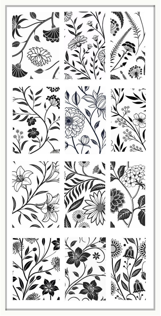 Waterslide Nail Decals | WILD FLOWER OVERLAY