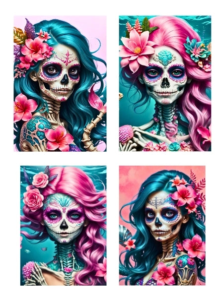 floral calaveras