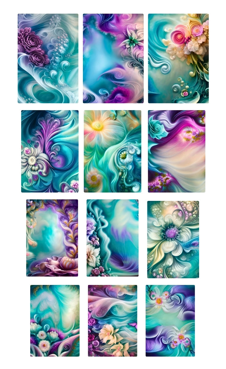 flowing flowers