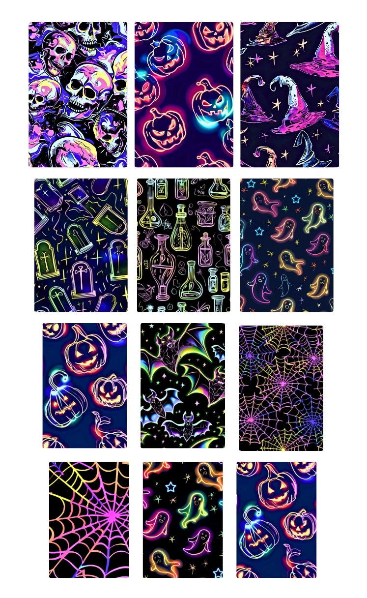 neon halloween