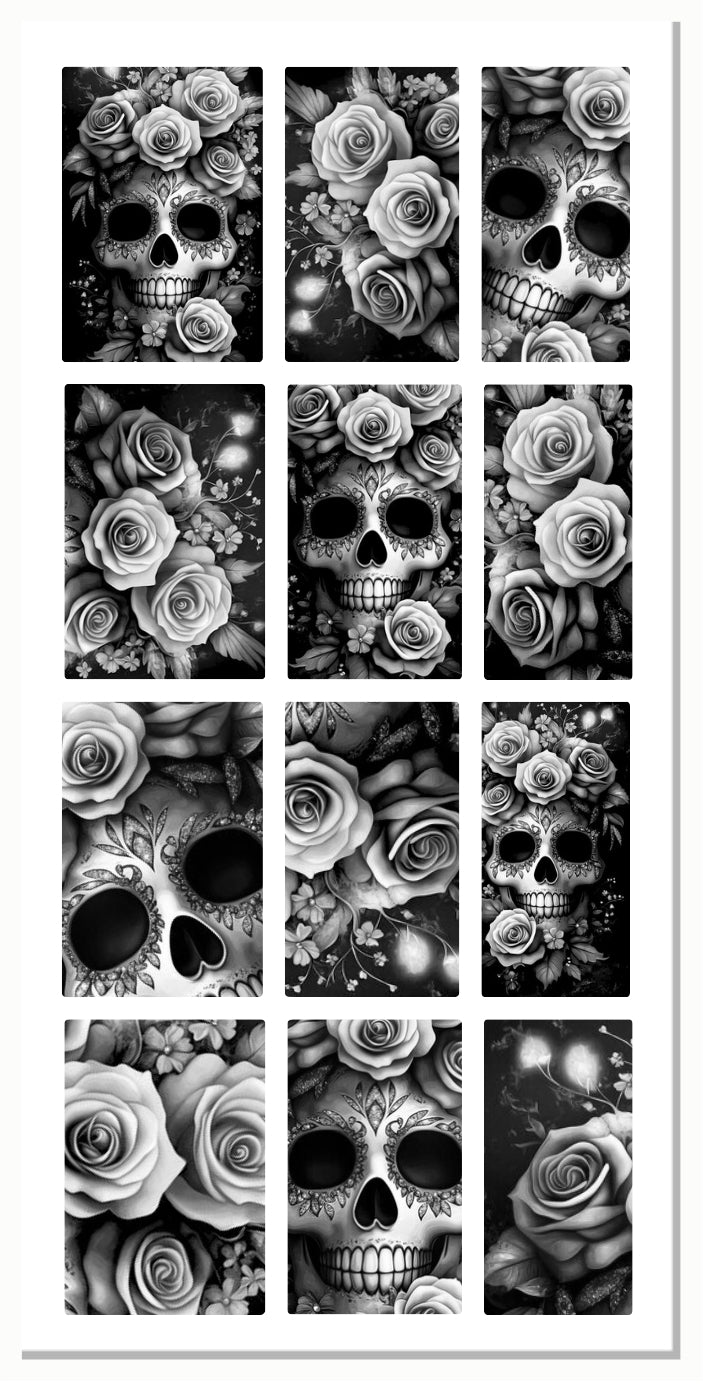 Waterslide Nail Decals | DEADLY DEVOTION-BLACK