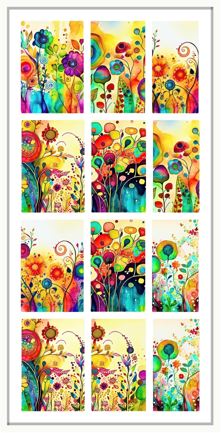 Waterslide Nail Decals | FLOWER POWER