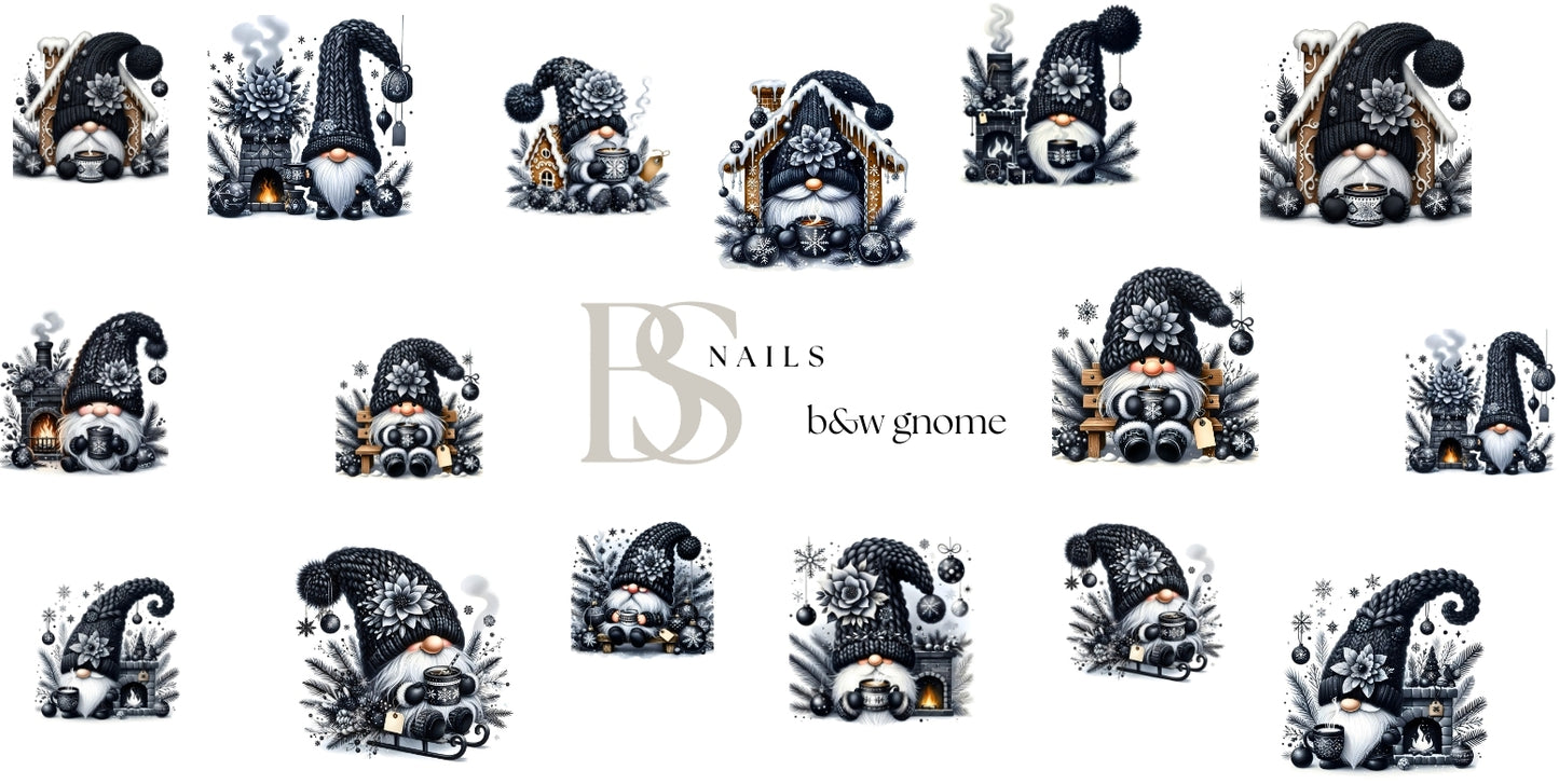 b&w gnome