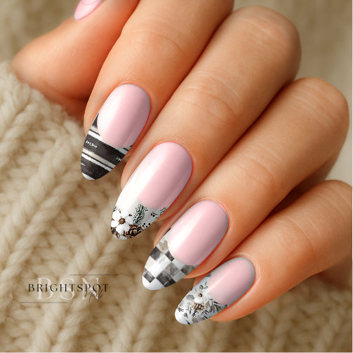 rustic winter woodland