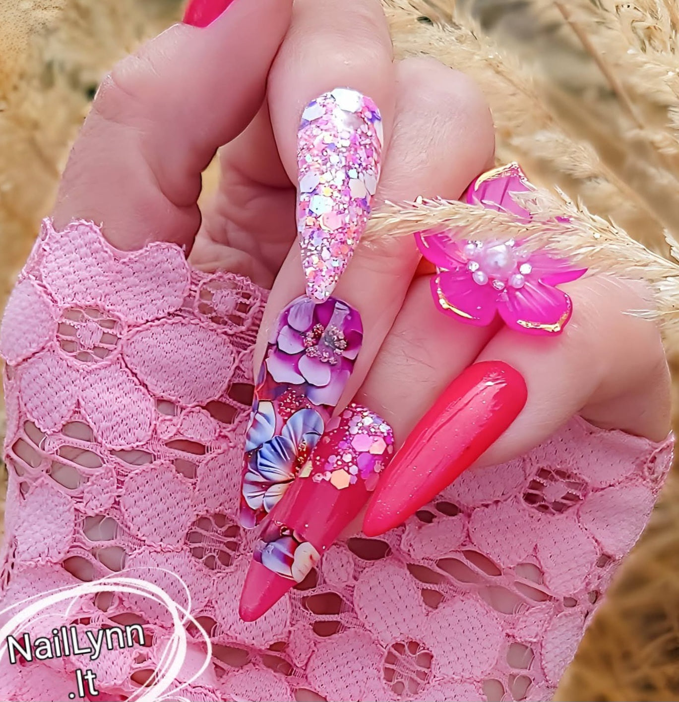 Waterslide Nail Decals | FLORAL PASTEL