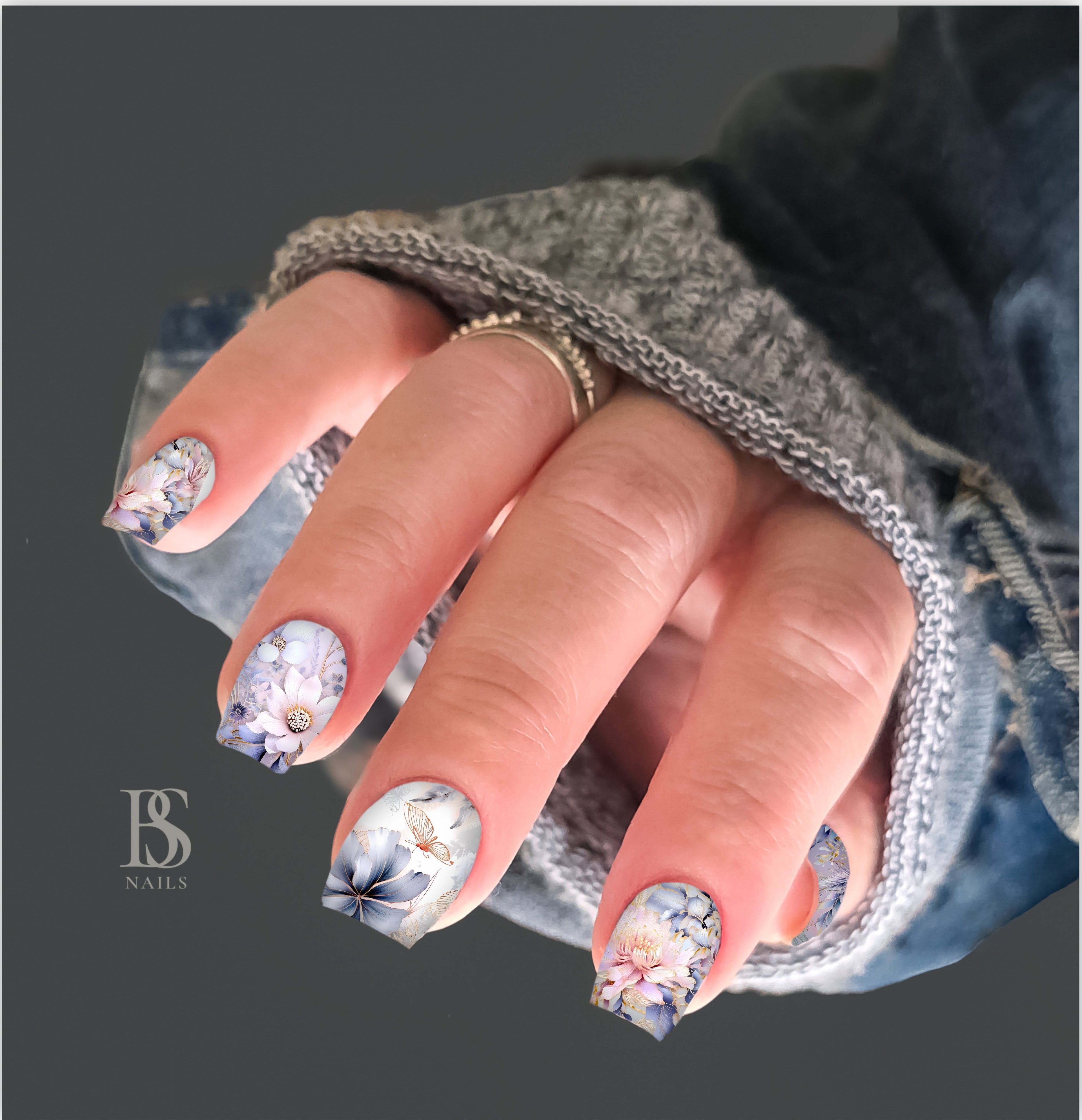 Floral |Waterslide Nail Decals