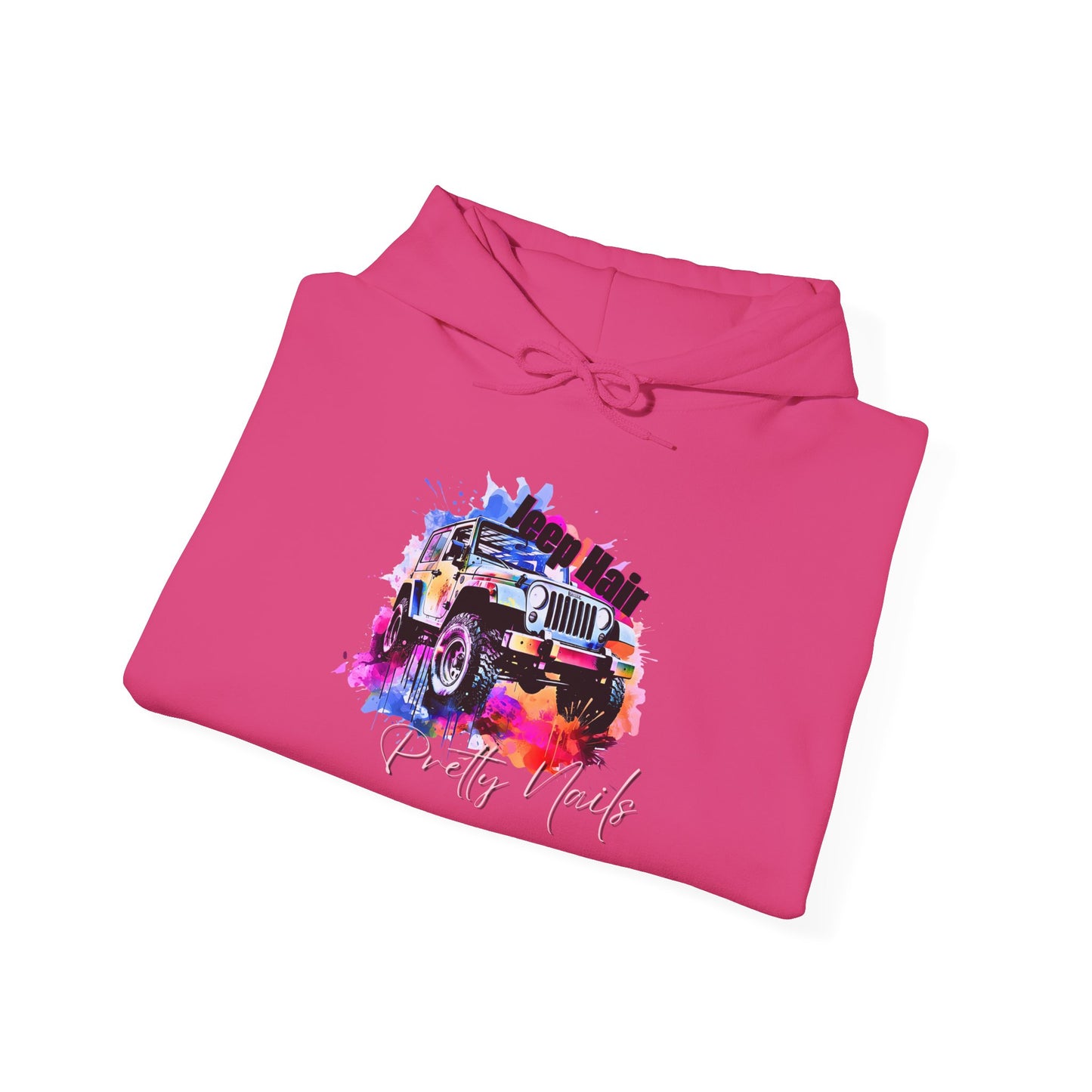 Vibrant Jeep Graphic Hoodie - Unisex Heavy Blend™ with Unique Design