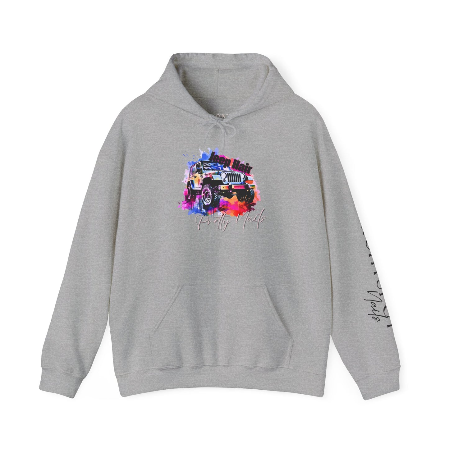 Vibrant Jeep Graphic Hoodie - Unisex Heavy Blend™ with Unique Design