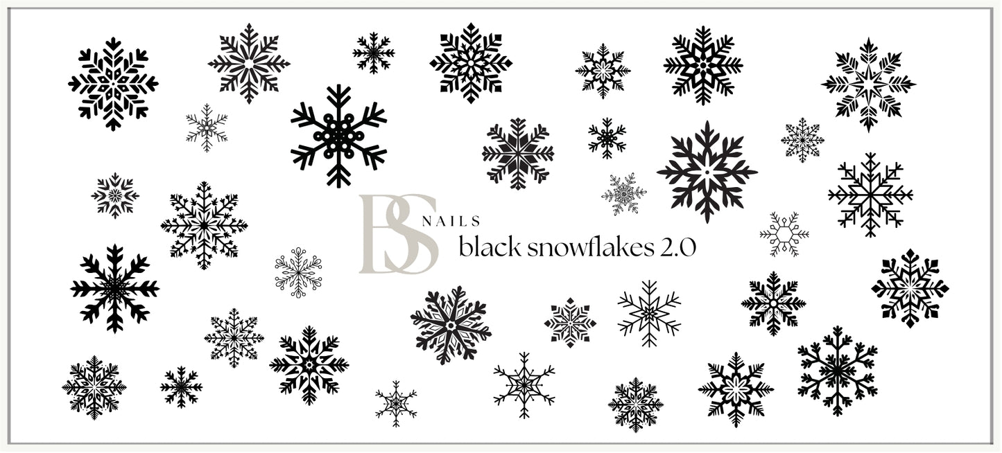 BLACK SNOWFLAKES 2.0