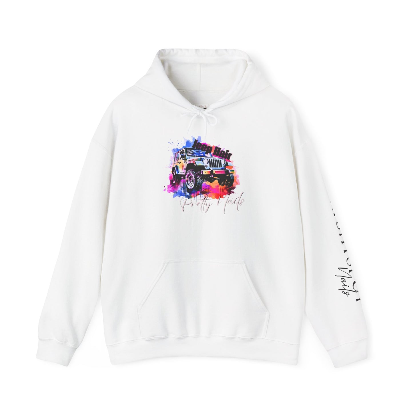 Vibrant Jeep Graphic Hoodie - Unisex Heavy Blend™ with Unique Design