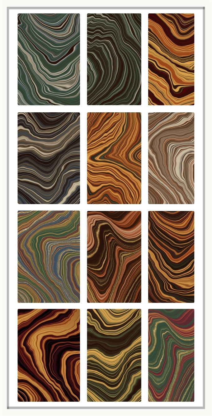 Waterslide Nail Decal | AGATE SLICES