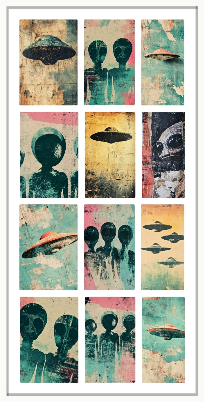 Waterslide Nail Decals | ALIEN SNATCHERS