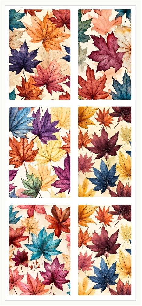 Waterslide Nail Decal | ALL THE FALL TONES