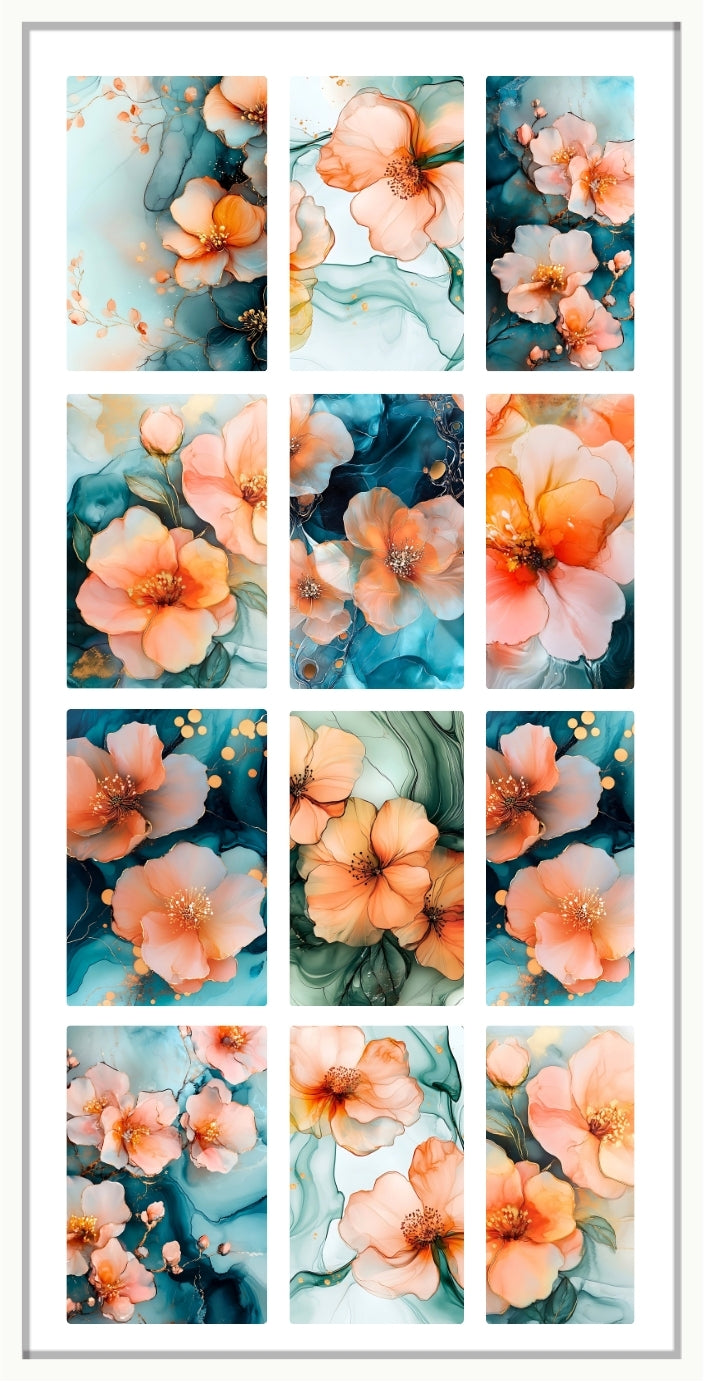 Waterslide Nail Decal | APRICOT ABYSS