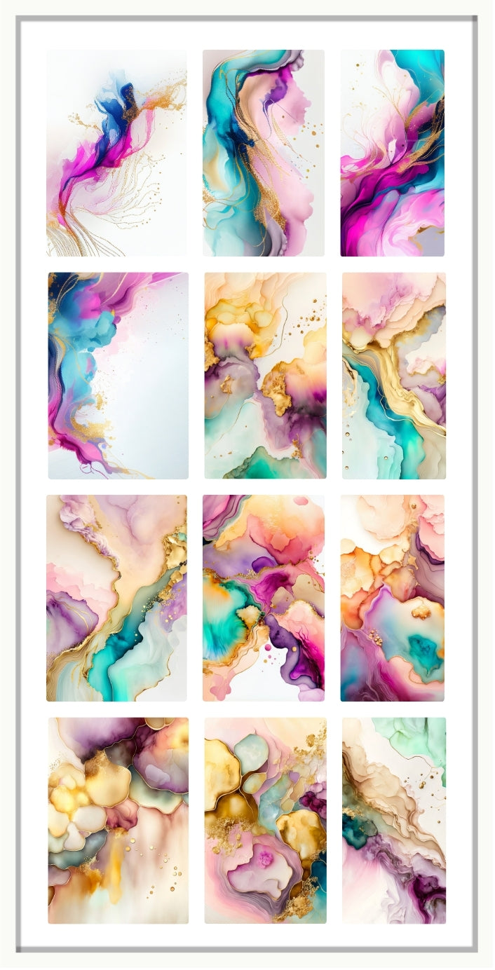 Waterslide Nail Decals | ABSTRACT INK 