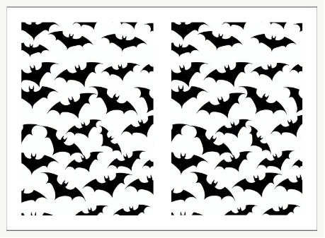 Waterslide Nail Decal | BAT OVERLAY