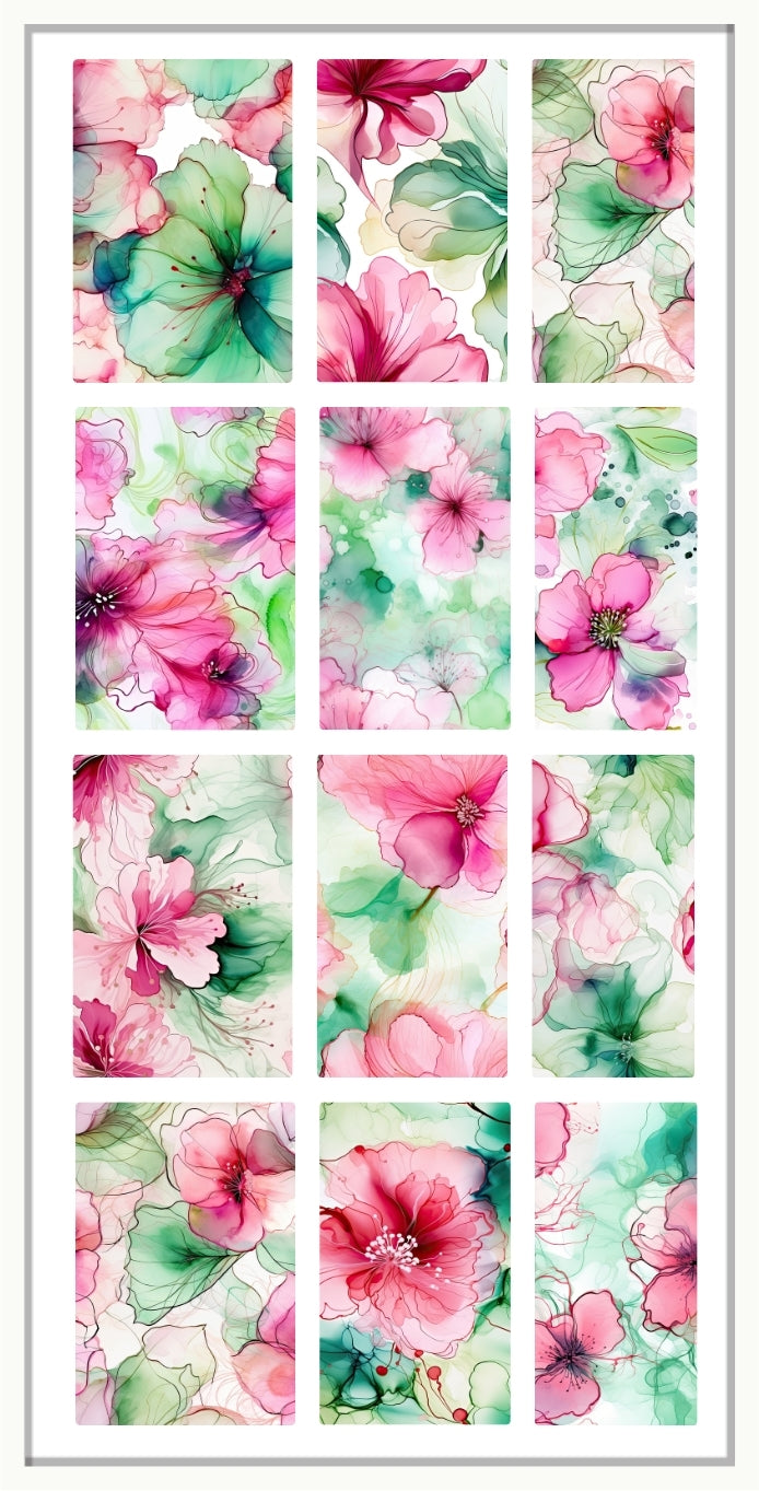 Waterslide Nail Decals | BLOOMING FLORALS