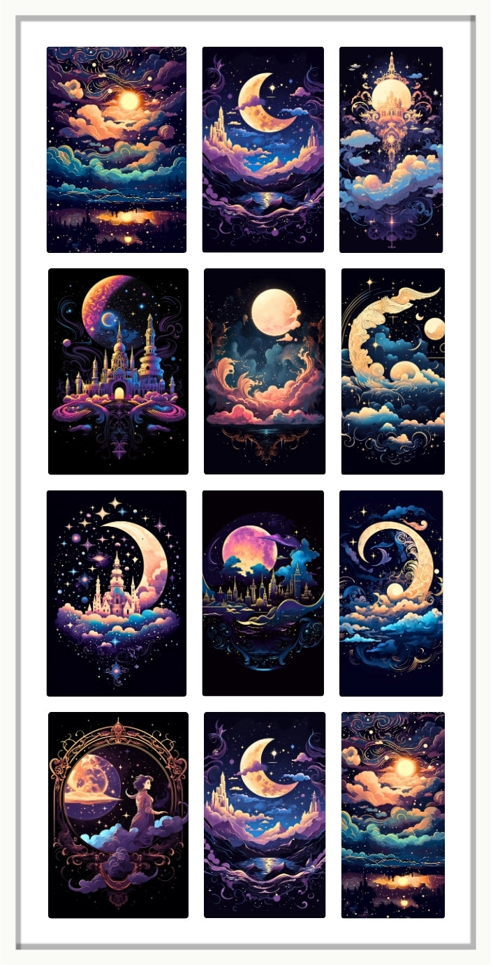 Waterslide Nail Decal | CELESTIAL MAGIC