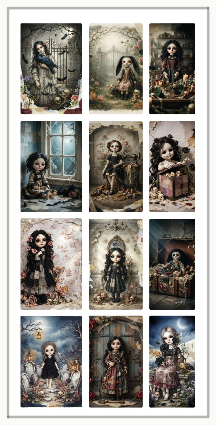 Waterslide Nail Decal | CREEPY DOLLS