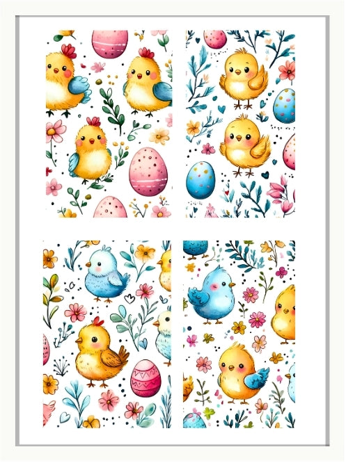 Waterslide Nail Decals | EASTER CHICK