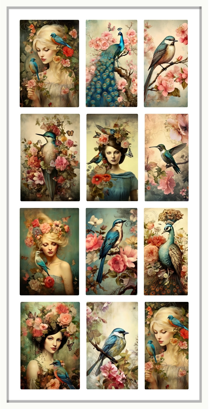 Waterslide Nail Decals | ECHOES OF  THE AVIARY