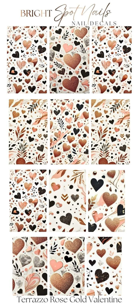 Terrazzo ROSE Gold Valentine