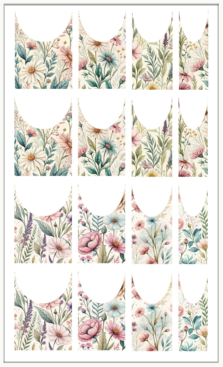 FLIRTY TIPS | Floral French Tip Waterslide Nail Decals