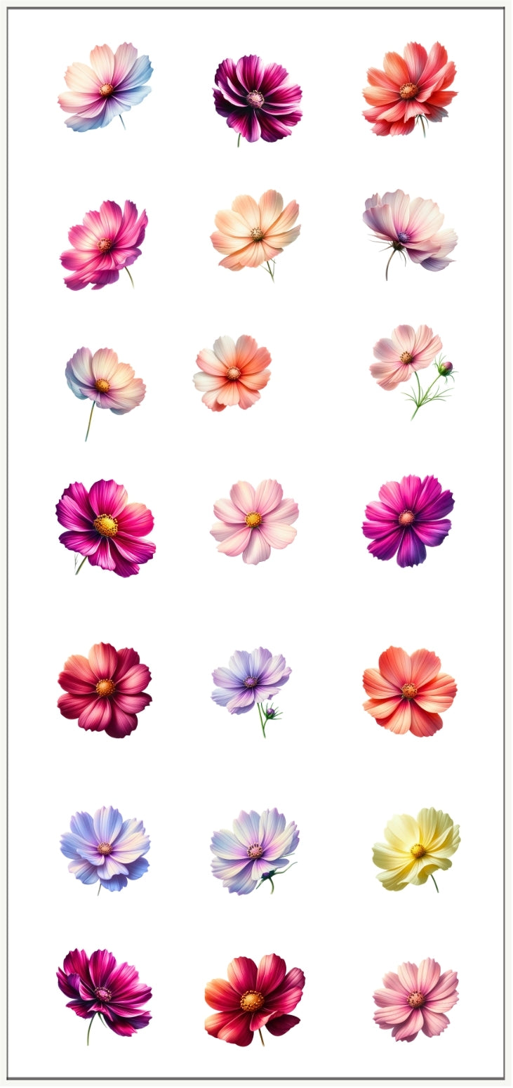 Waterslide Nail Decal | FLORAL POPS 1