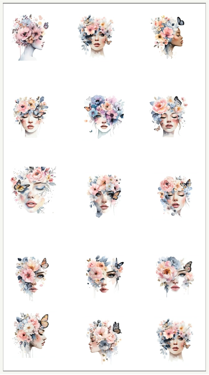 Waterslide Nail Decal | FLORA MUSE 2