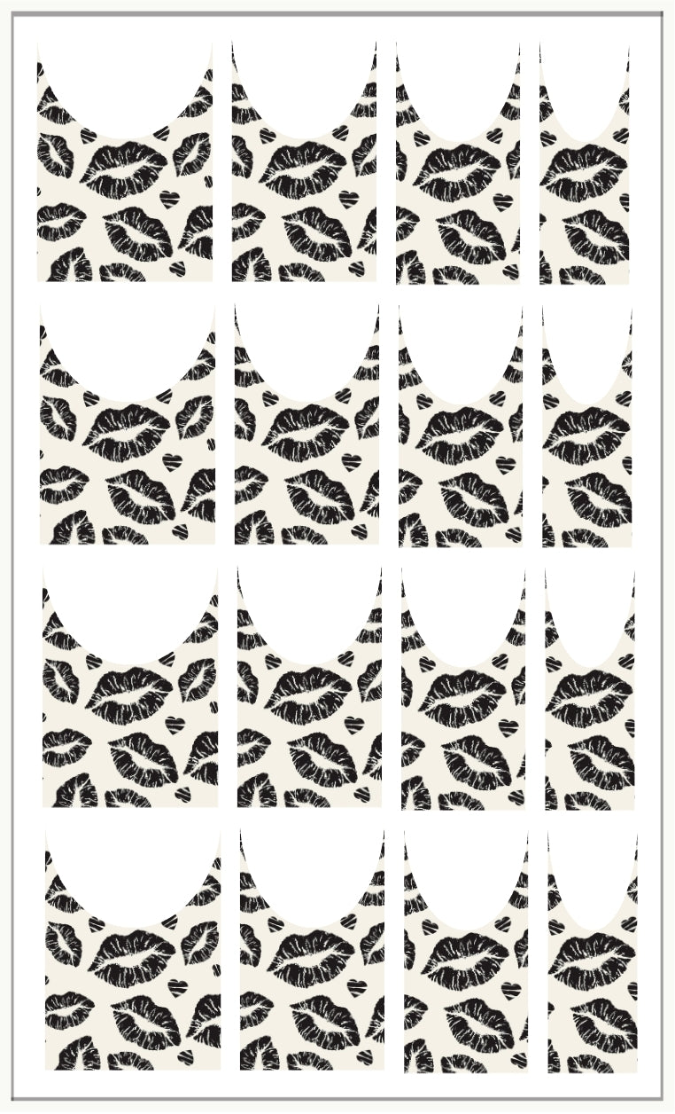 Waterslide Nail Decal | FRENCH KISS