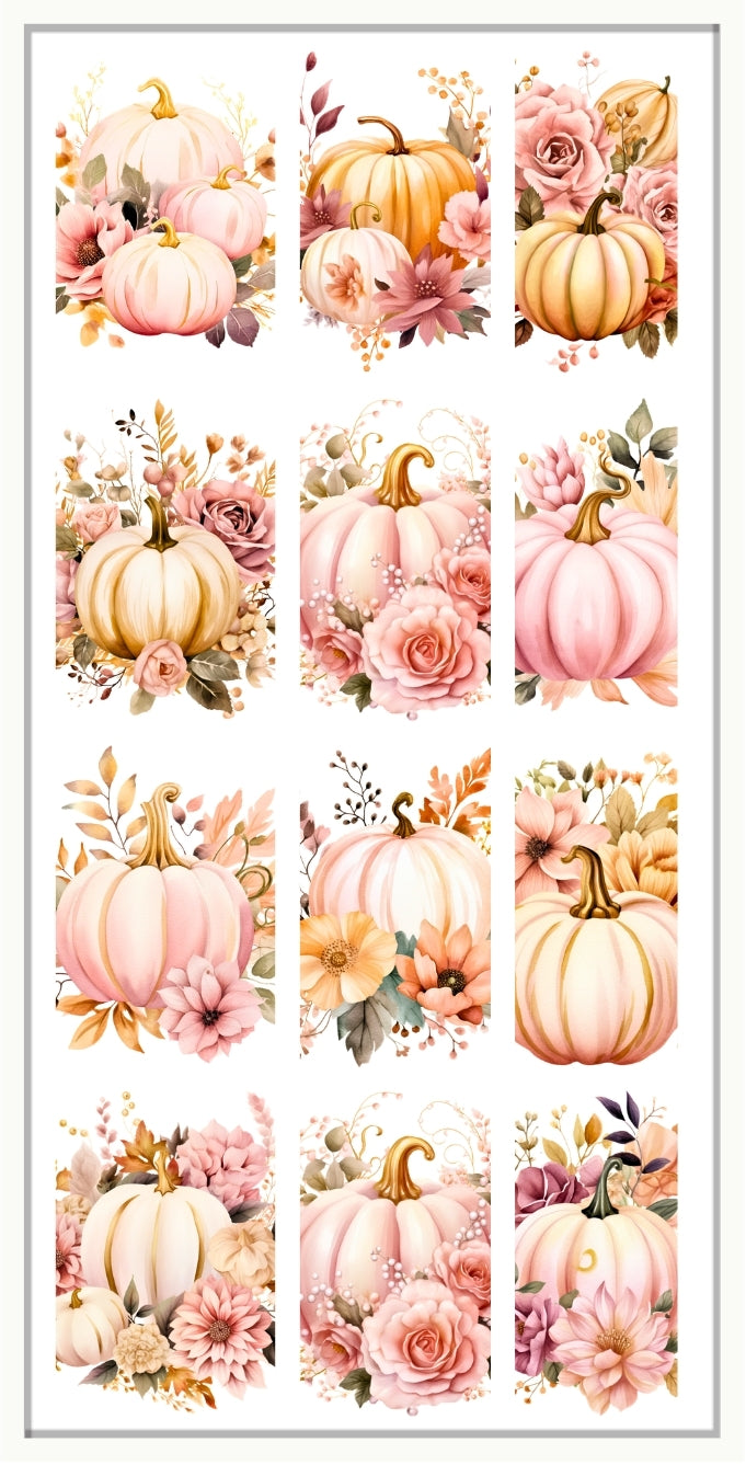 WATERSLIDE NAIL DECAL | GOLDEN BLOOM