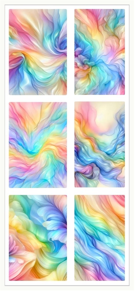 Waterslide Nail Decal | IRIDESCENT SILK