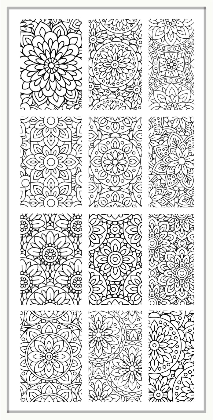 Waterslide Nail Decal | MANDALA OVERLAY
